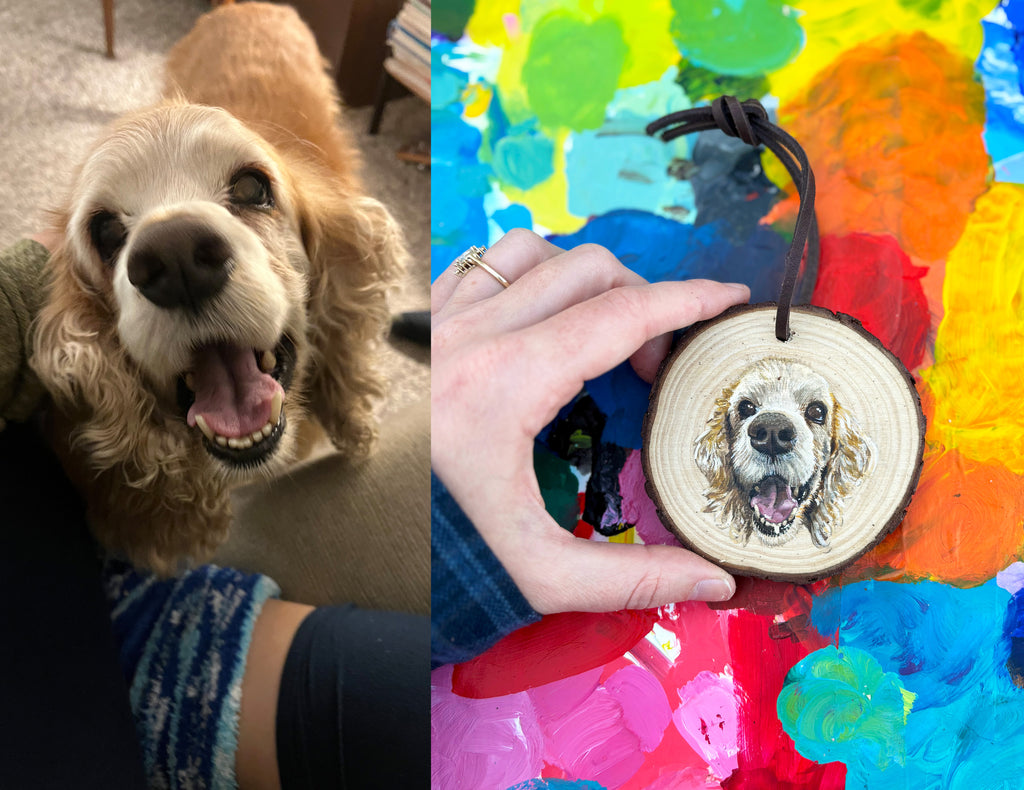 Custom Painted Pet Ornament