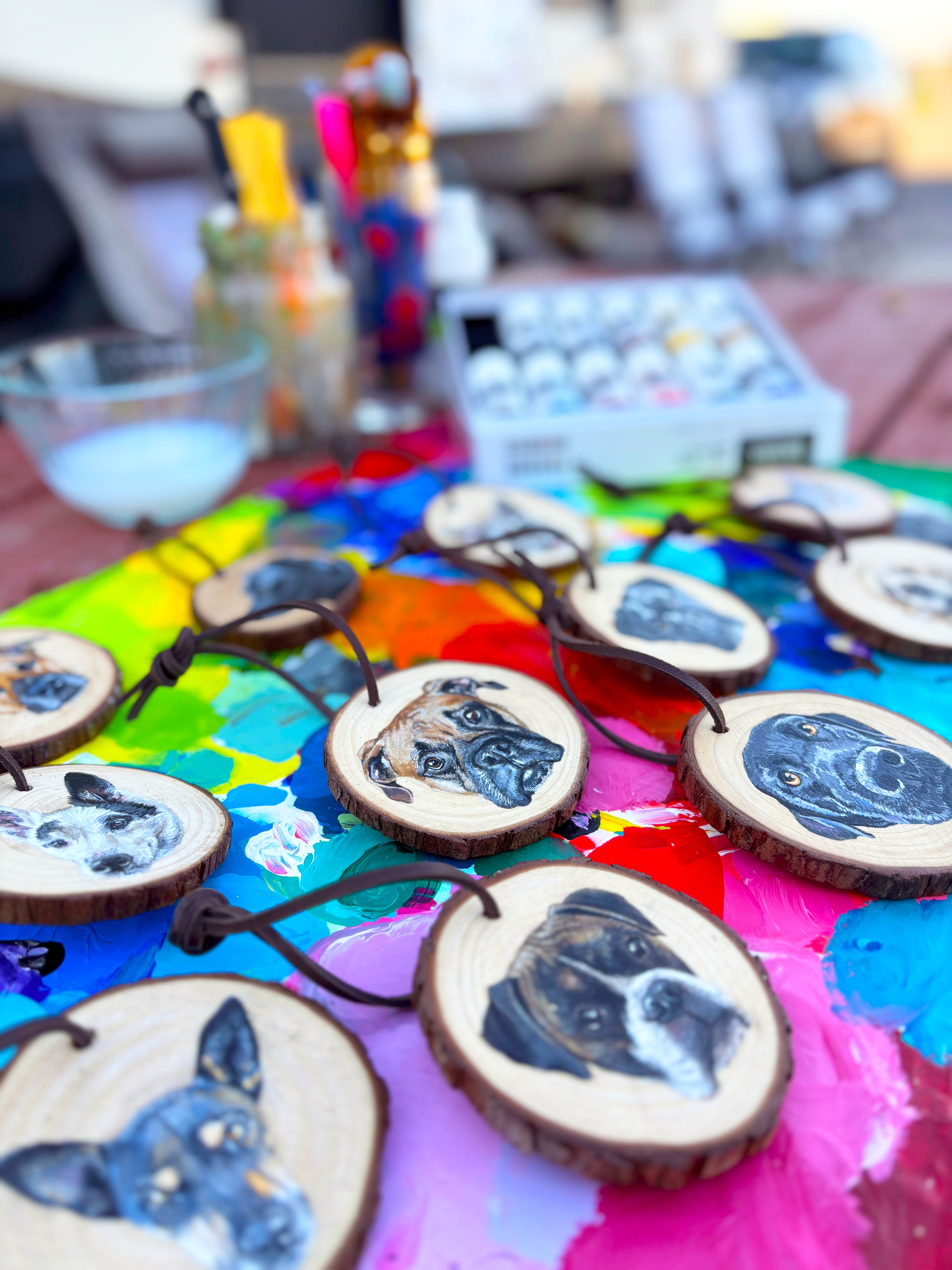 Custom Painted Pet Ornament