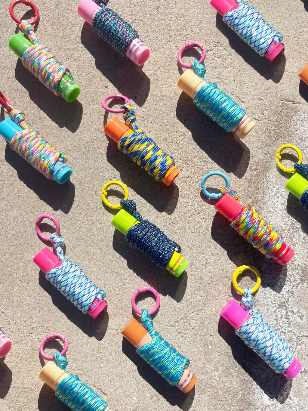 Handwrapped Paracord Chaptick Clip