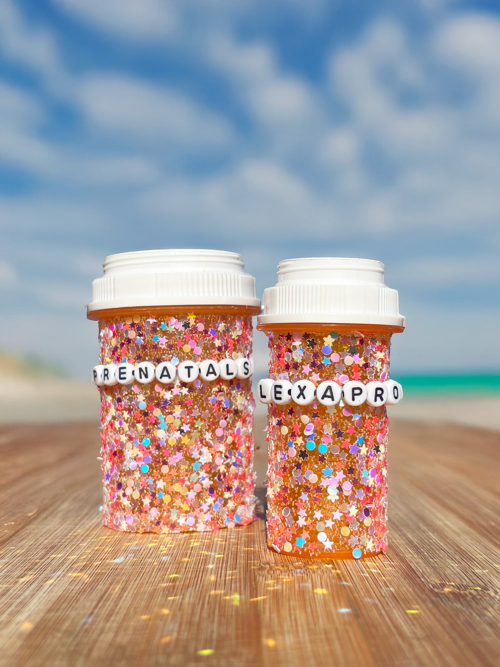 Custom Charm Pill Bottle