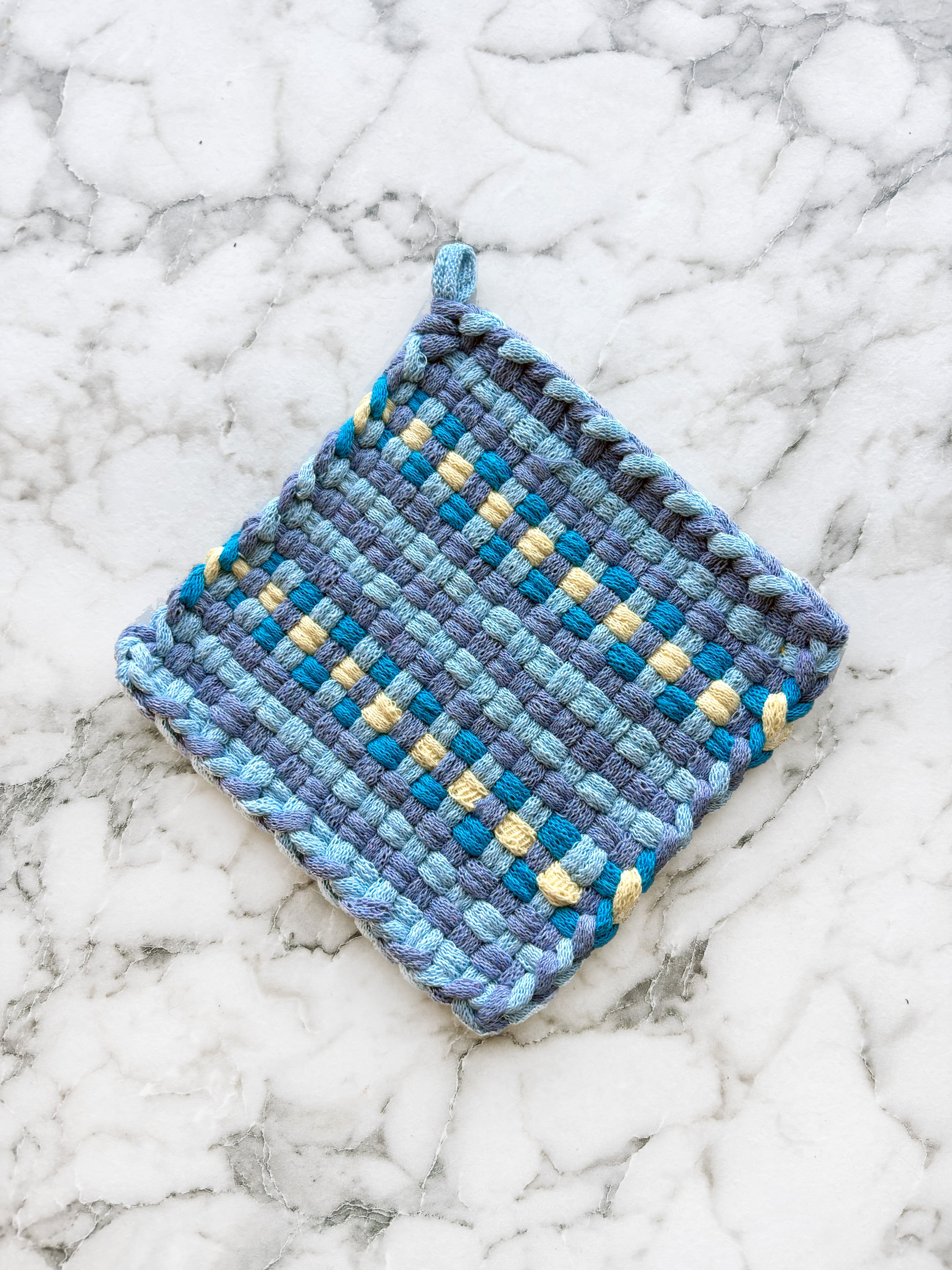 Handwoven Cotton Potholder