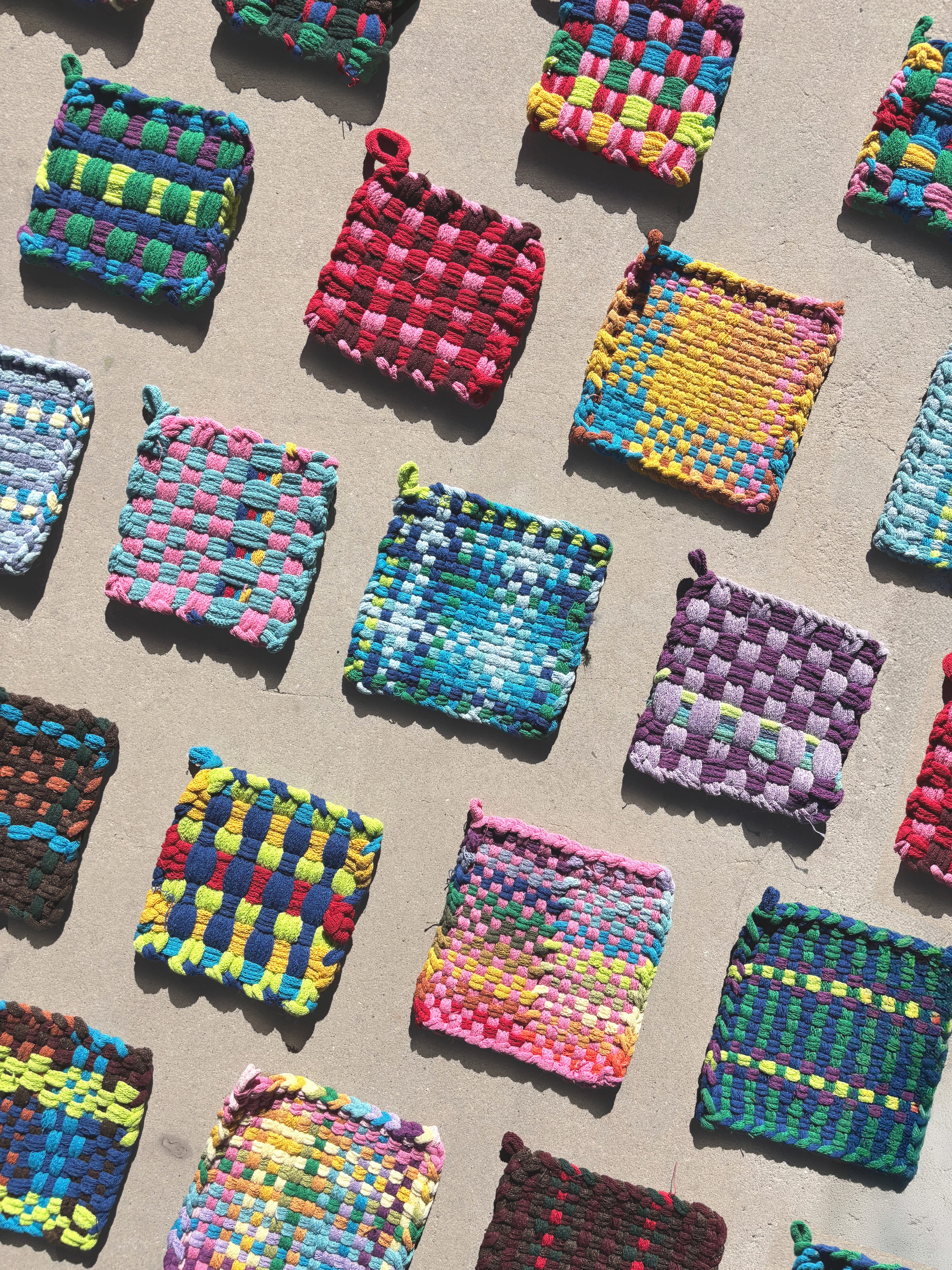 Handwoven Cotton Potholder