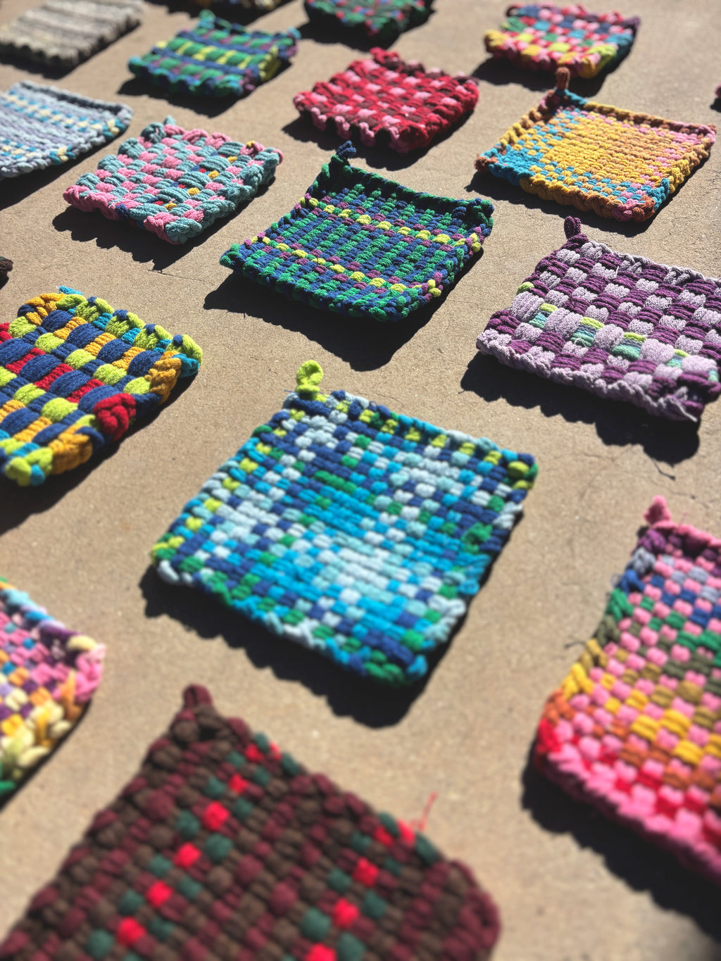 Handwoven Cotton Potholder