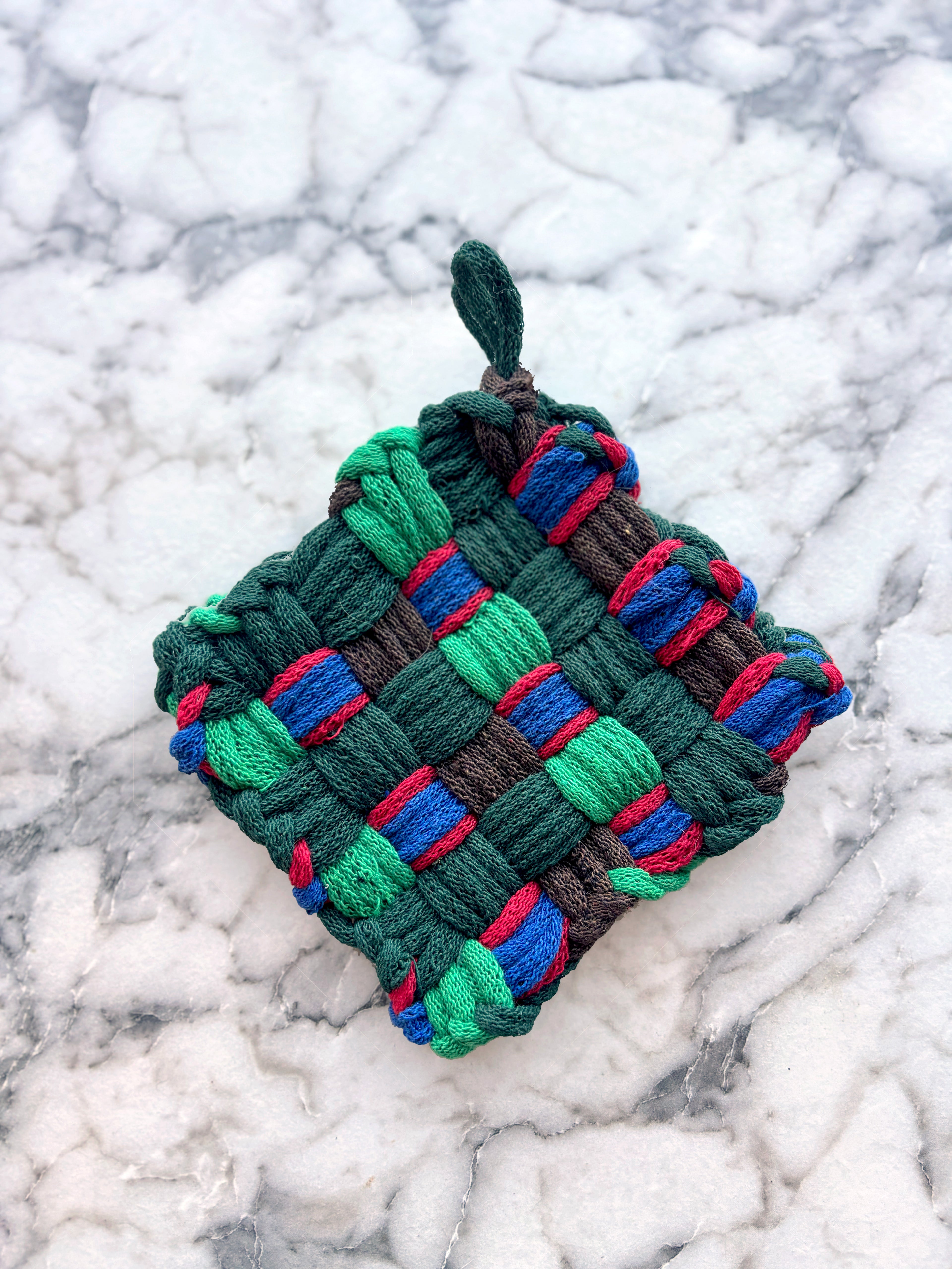 Handwoven Cotton Potholder
