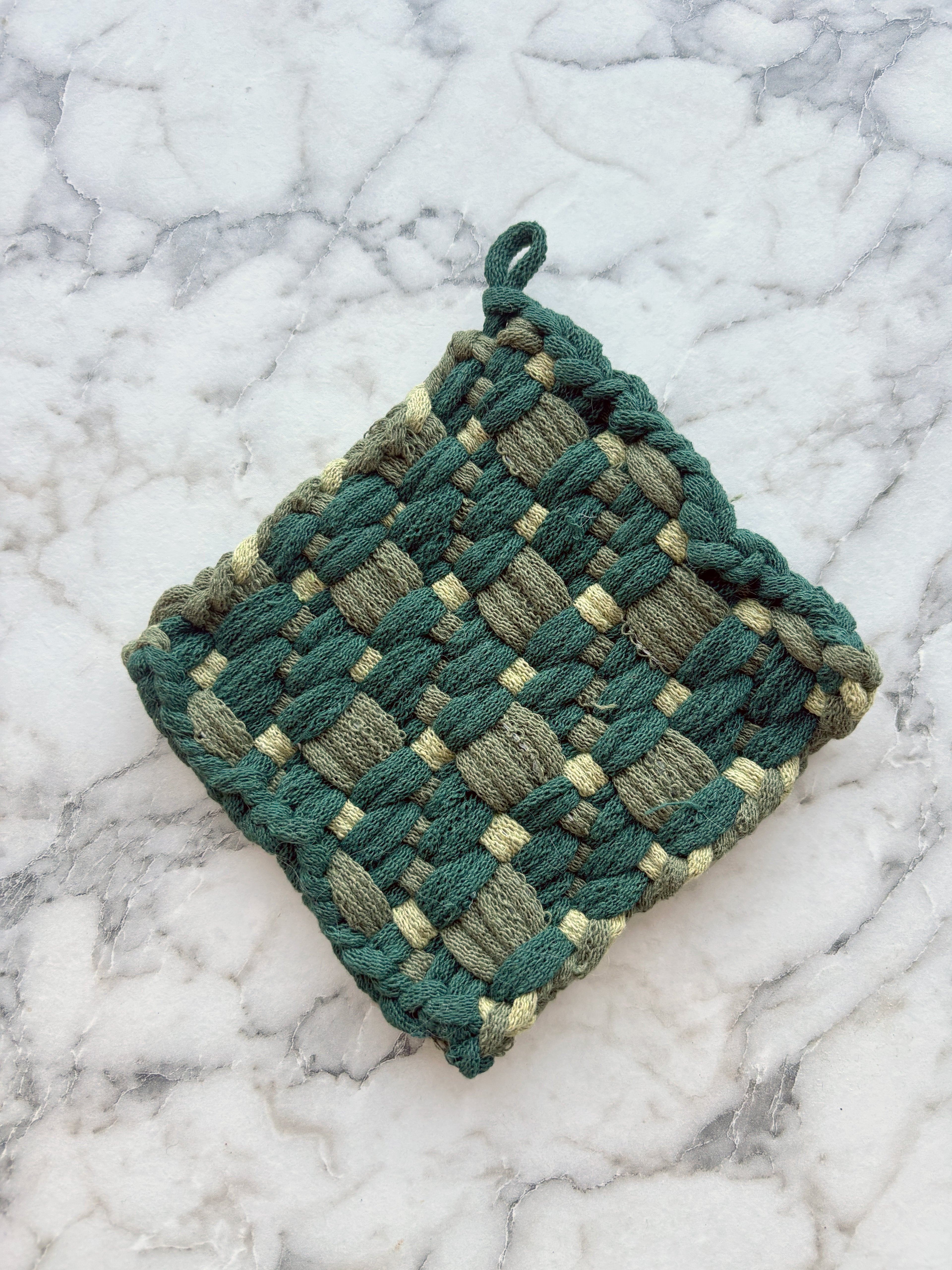 Handwoven Cotton Potholder
