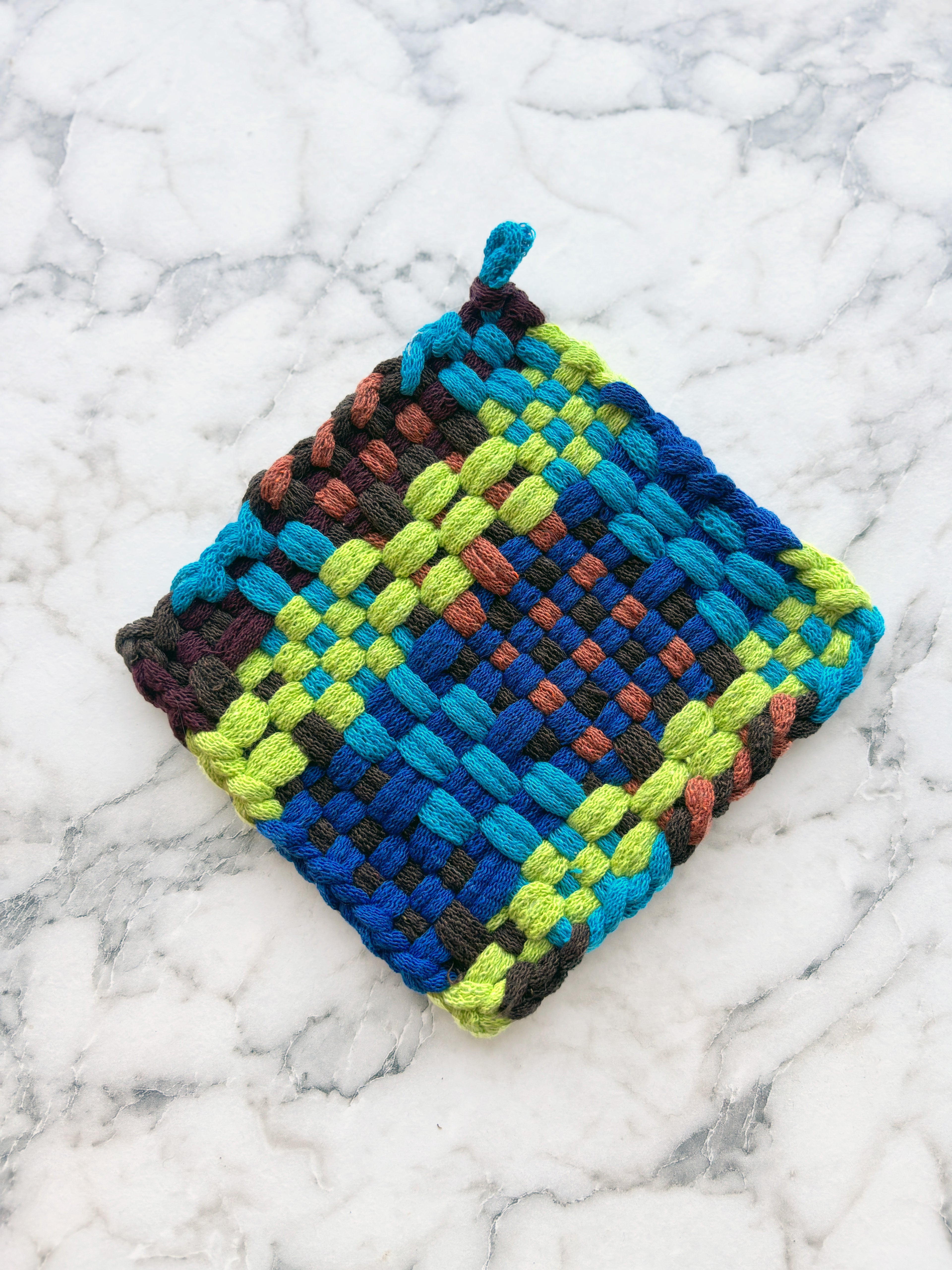 Handwoven Cotton Potholder