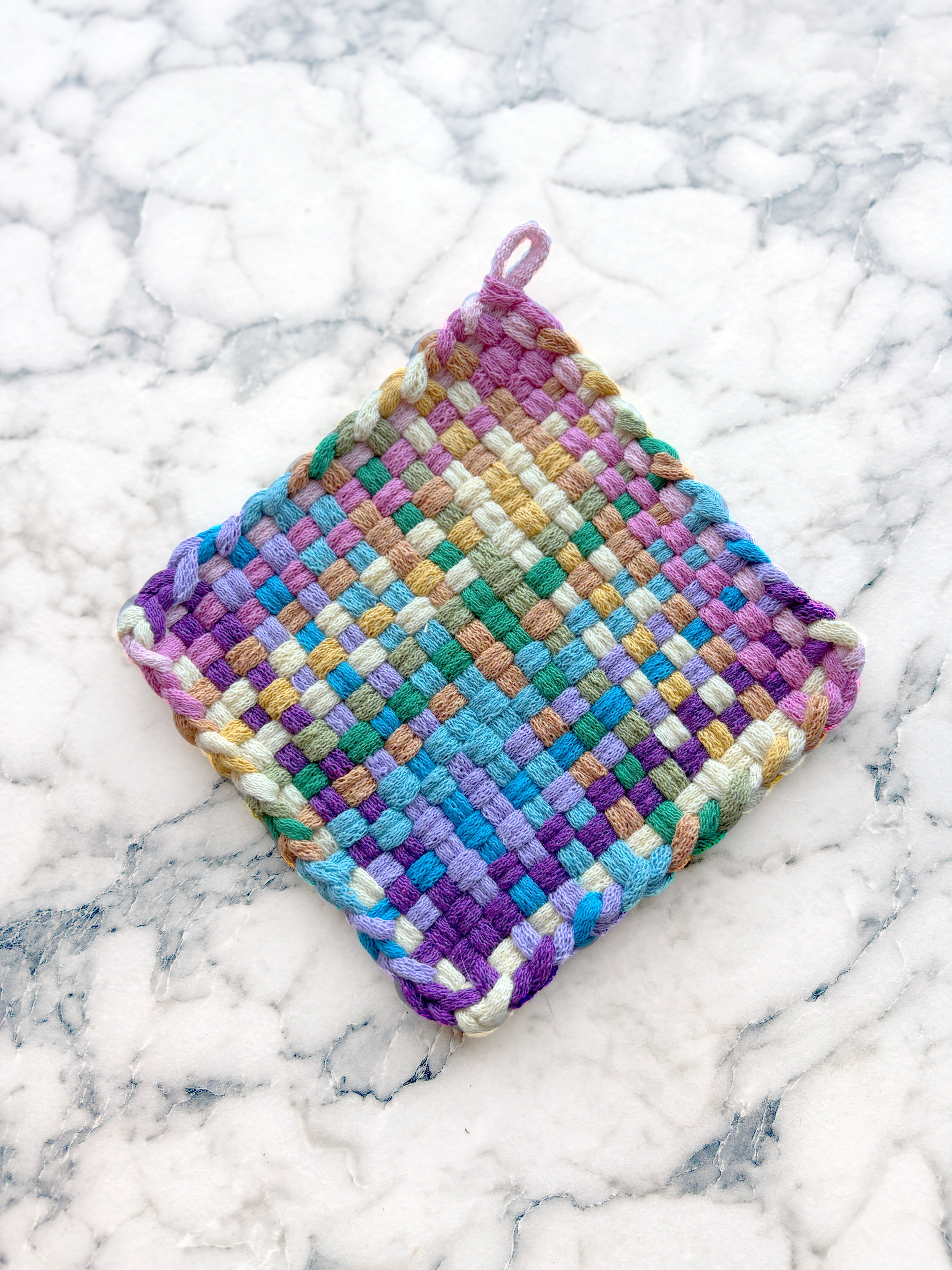 Handwoven Cotton Potholder