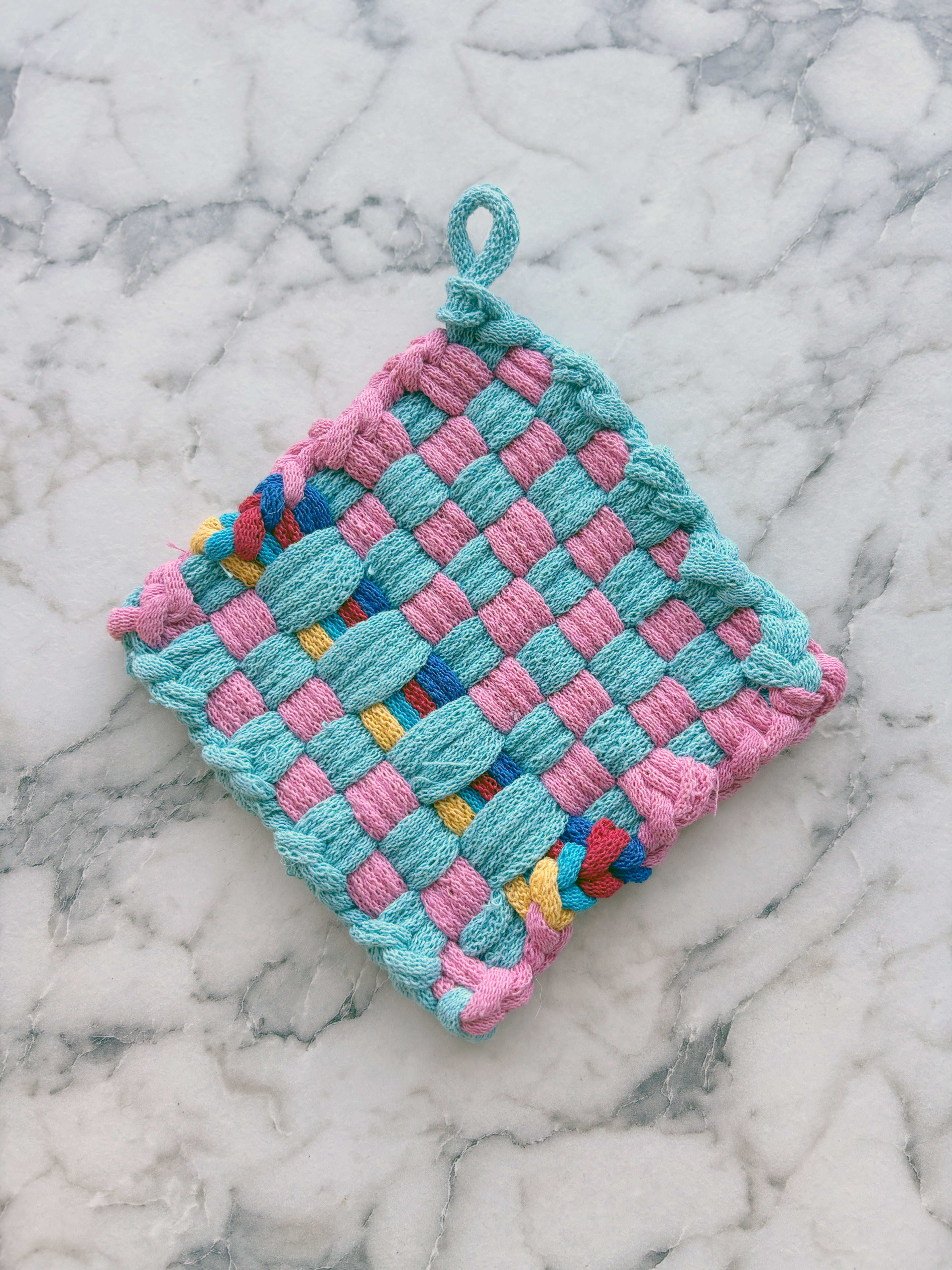 Handwoven Cotton Potholder