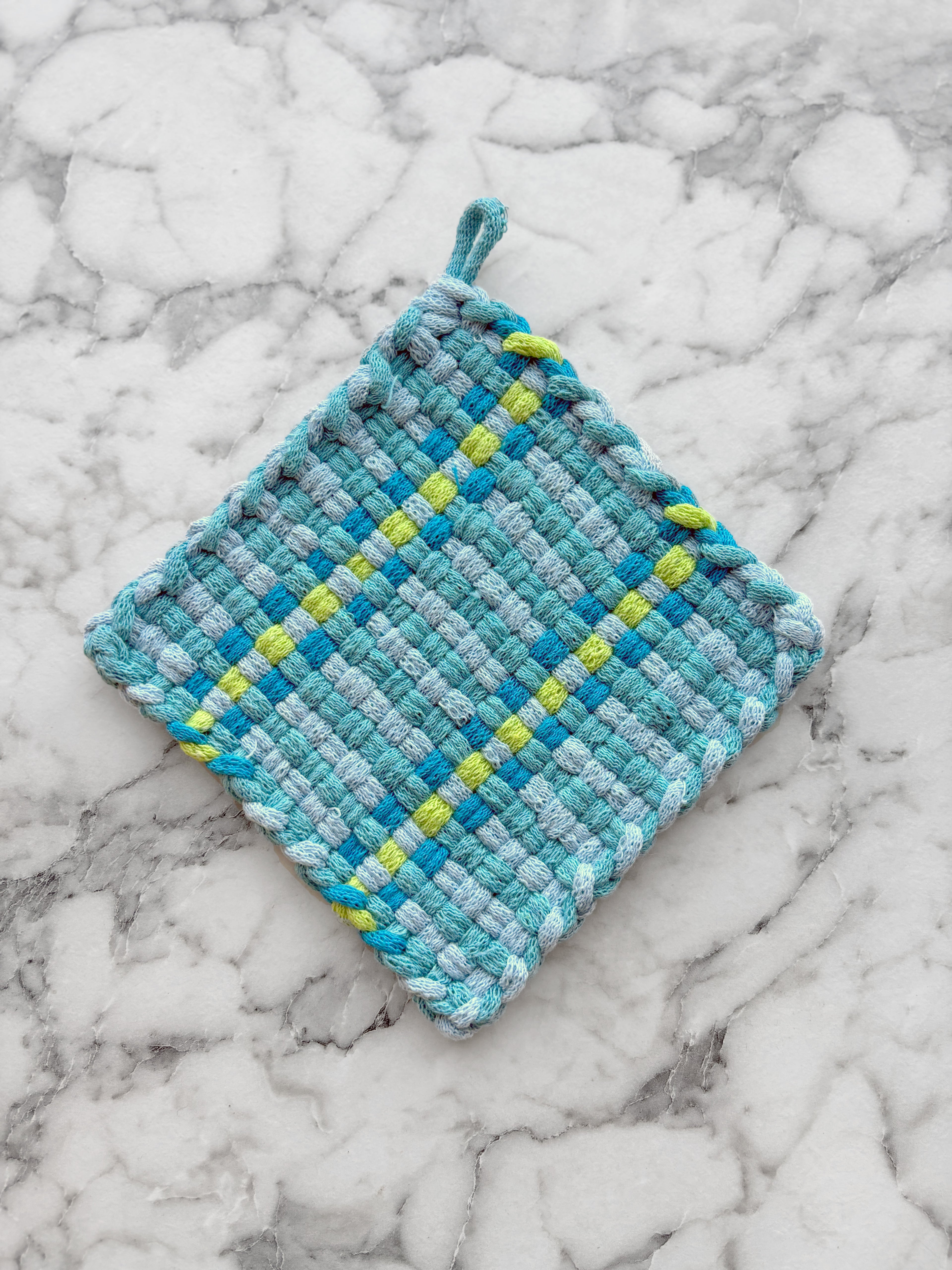 Handwoven Cotton Potholder