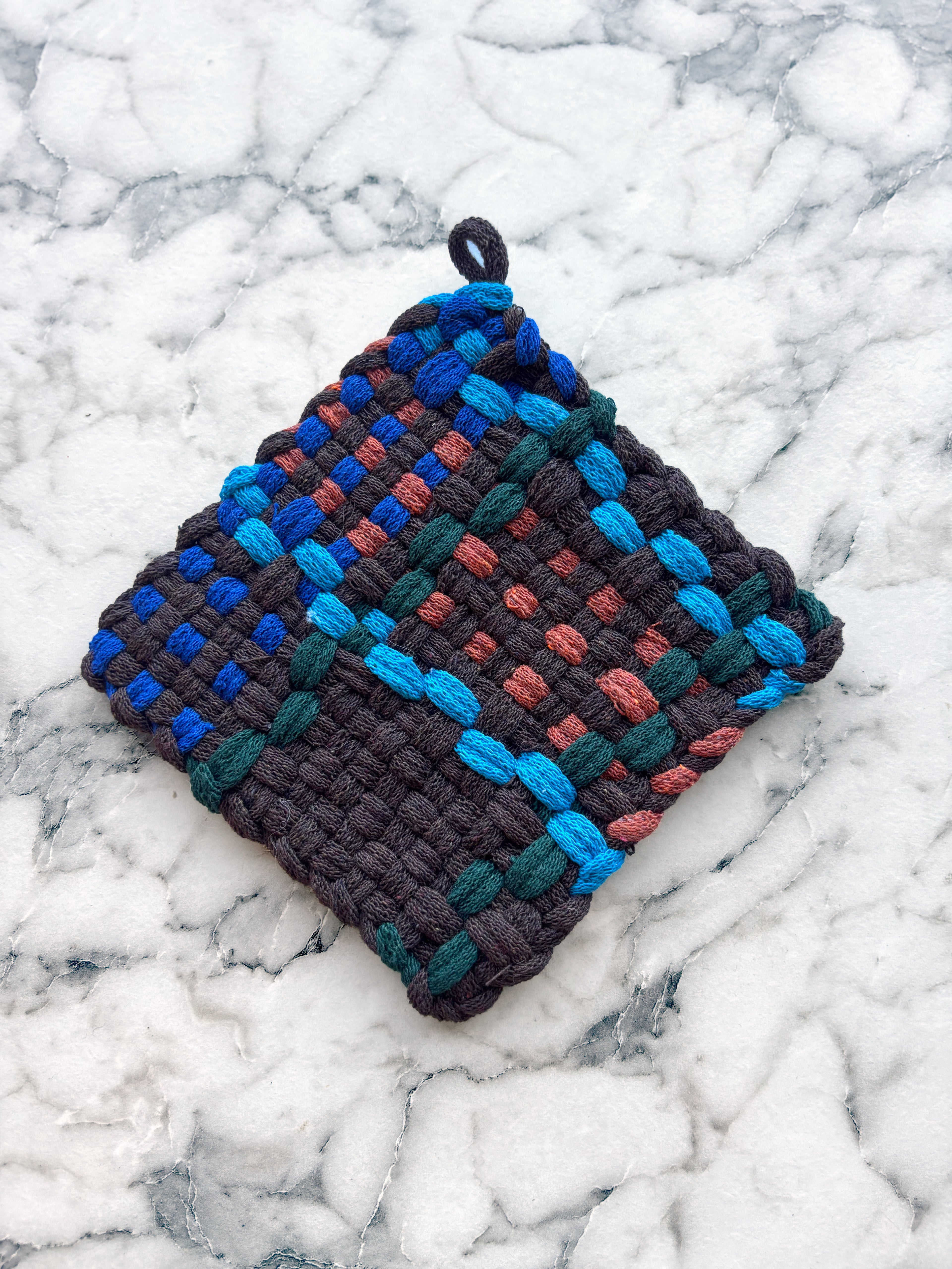 Handwoven Cotton Potholder