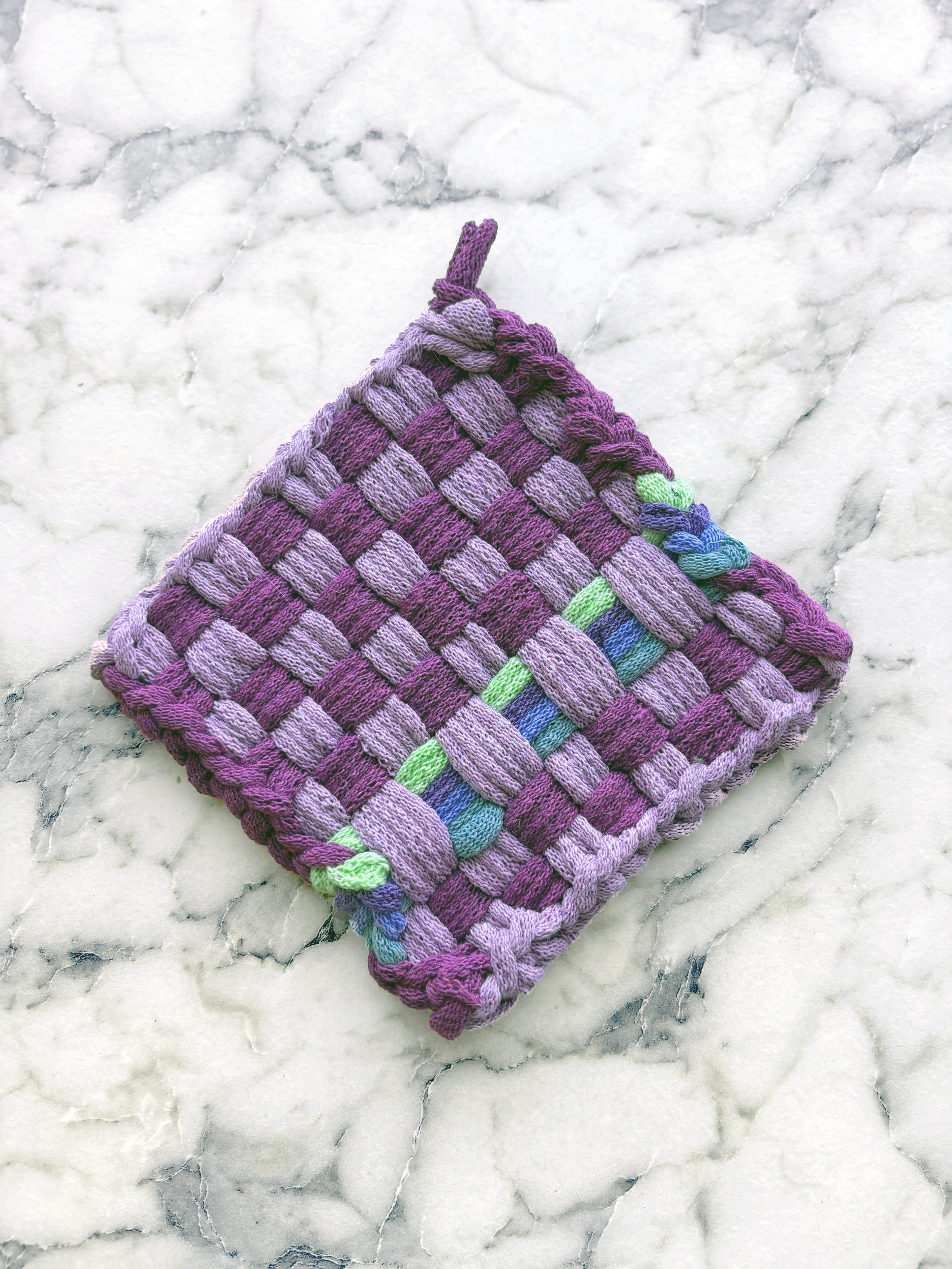 Handwoven Cotton Potholder