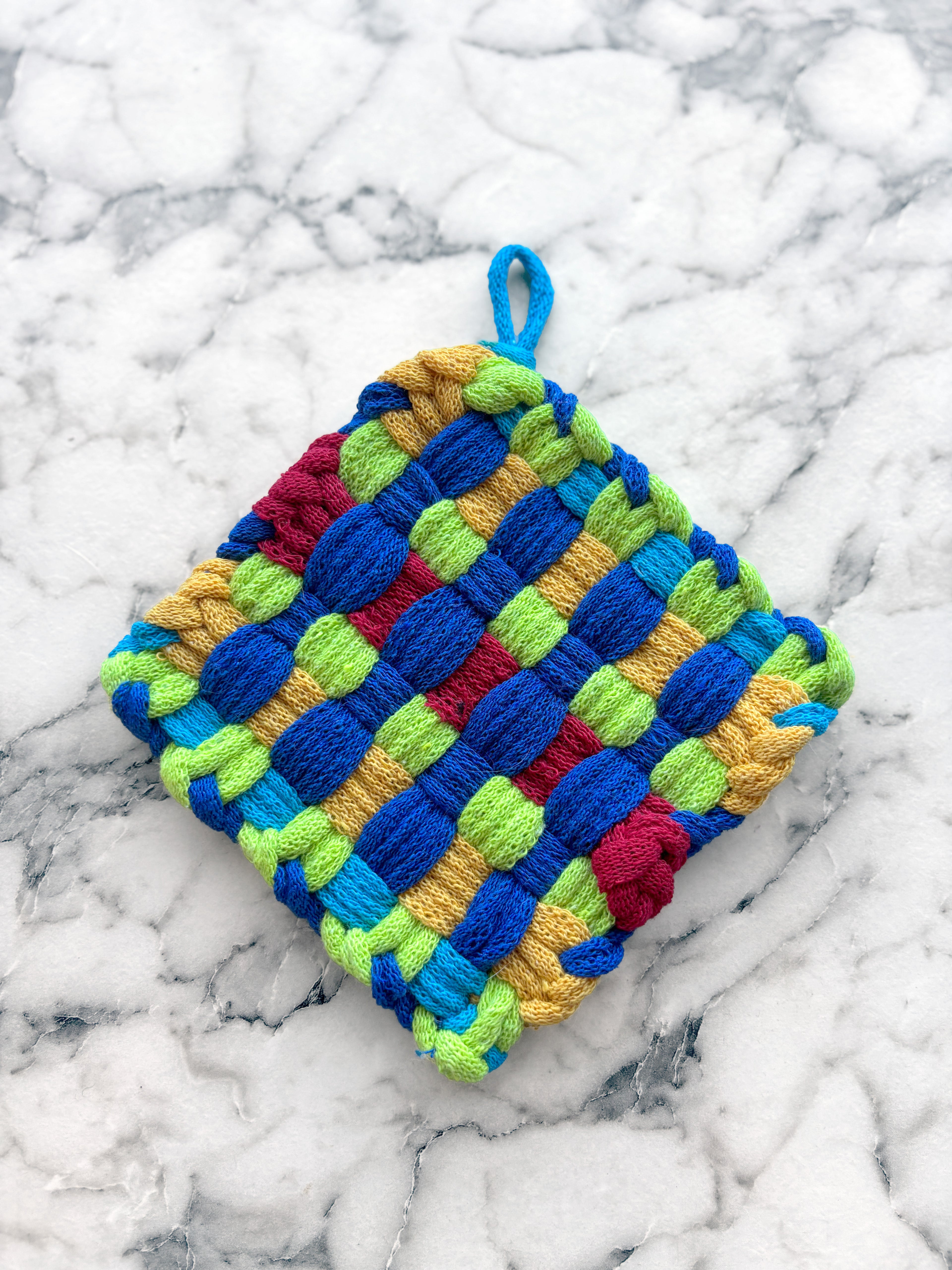 Handwoven Cotton Potholder