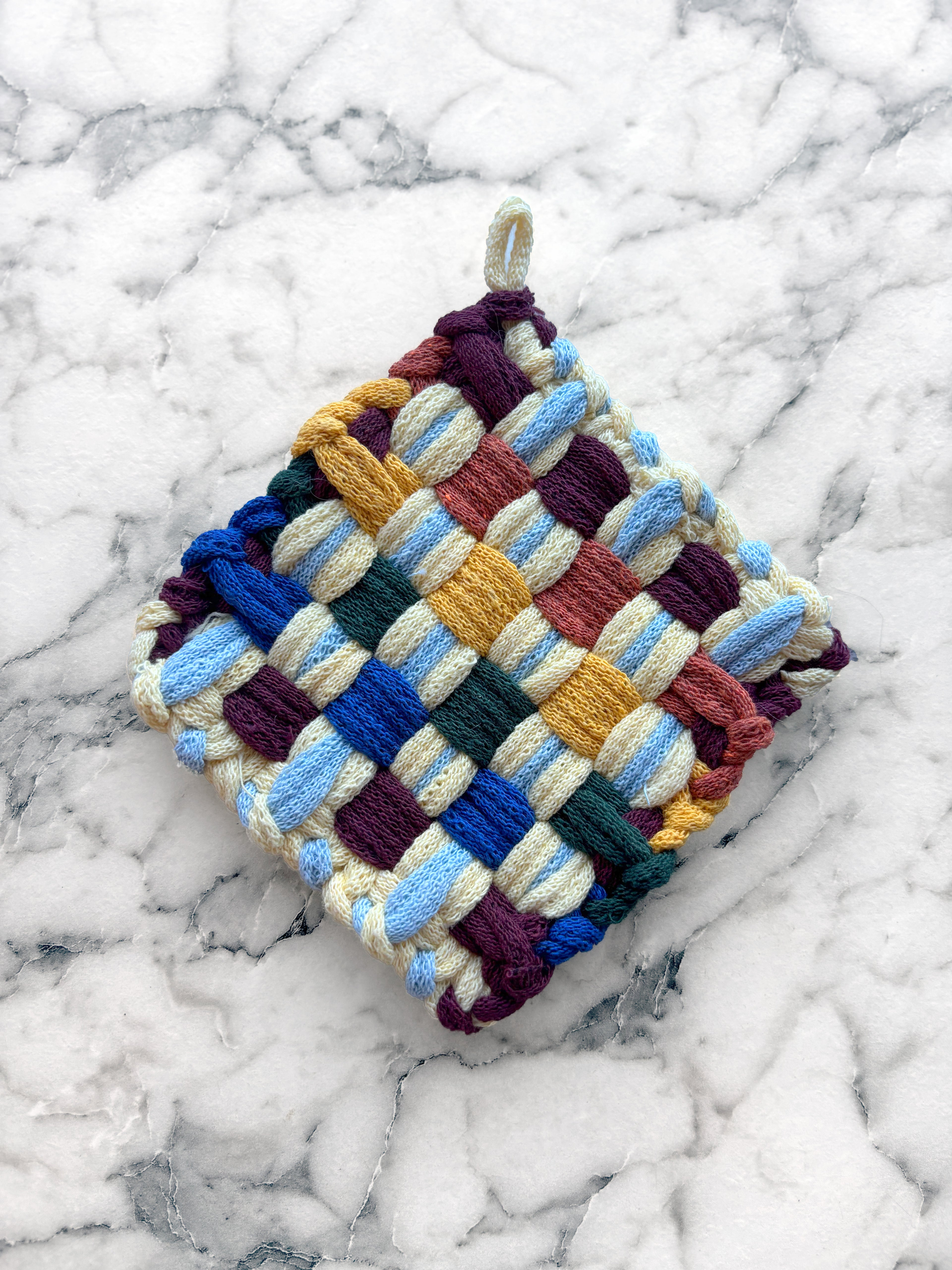 Handwoven Cotton Potholder