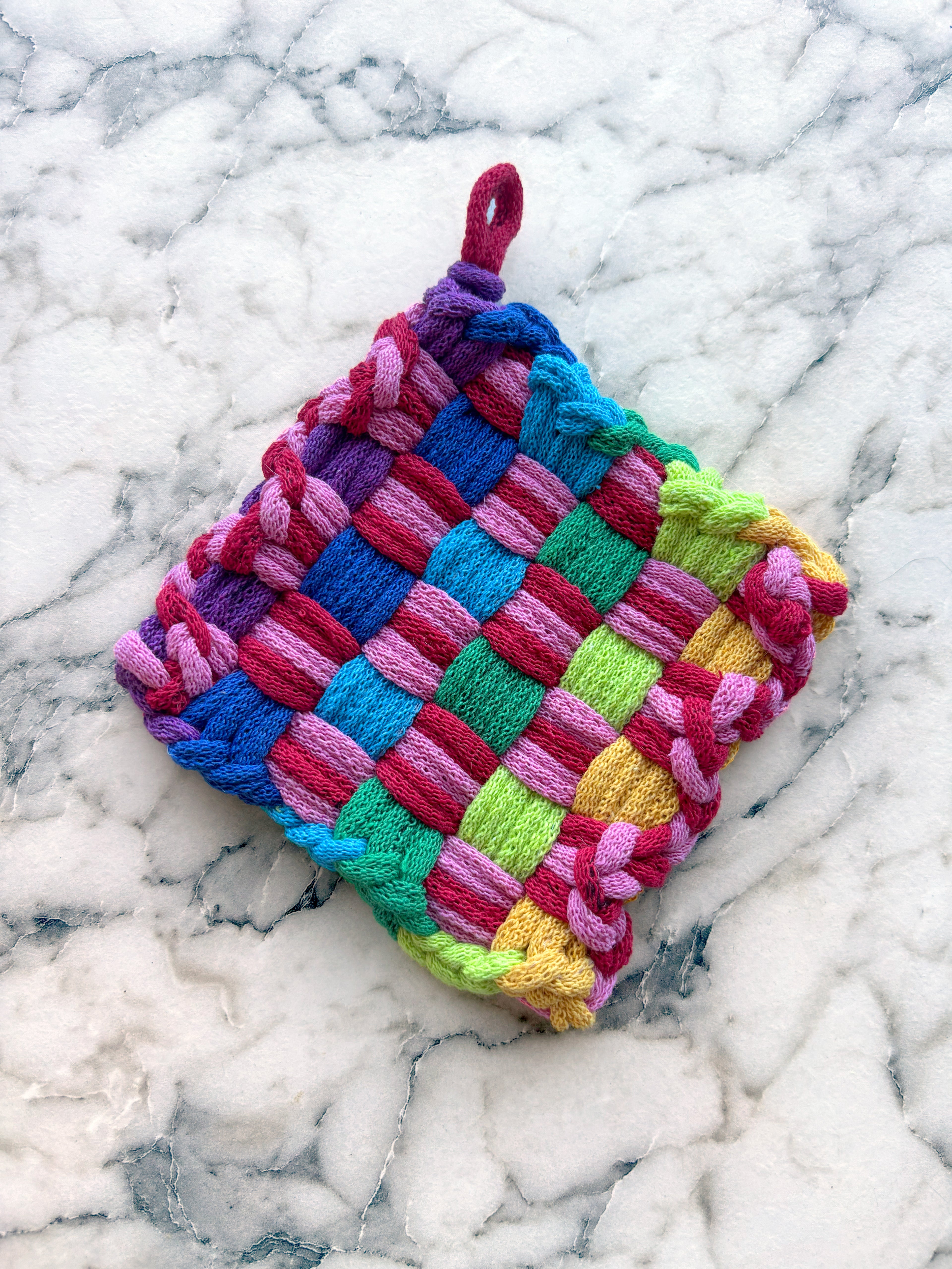 Handwoven Cotton Potholder