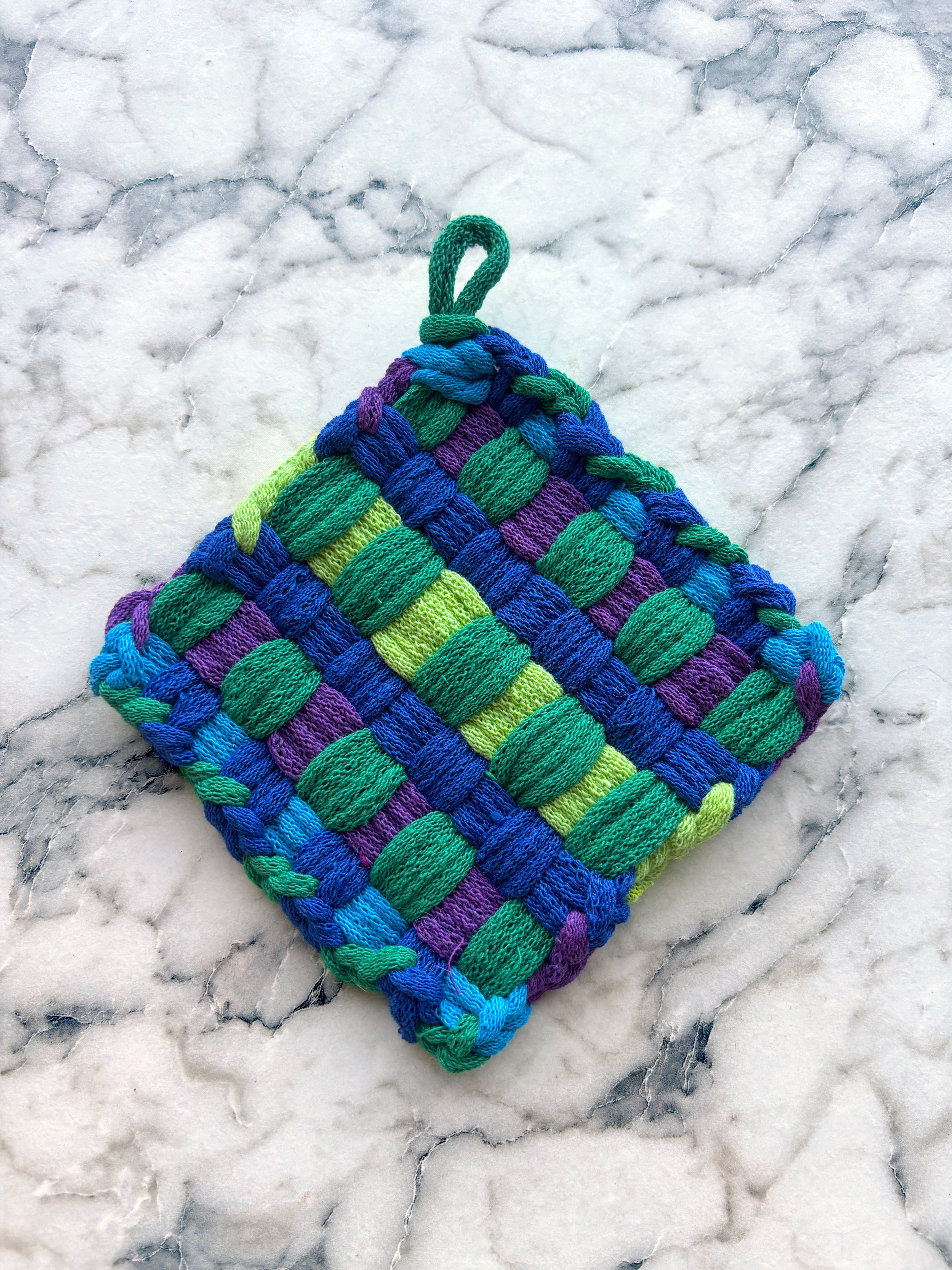 Handwoven Cotton Potholder