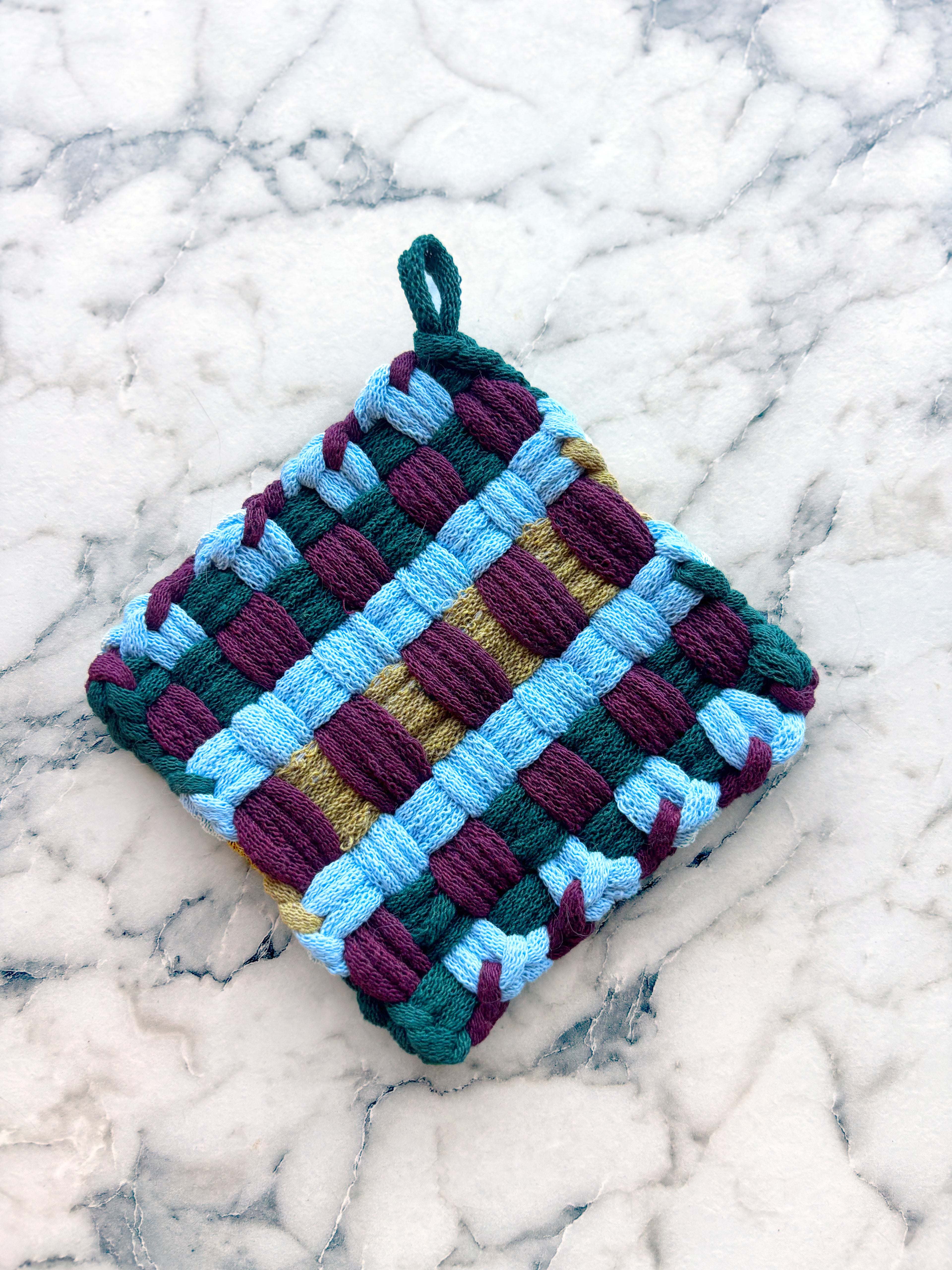 Handwoven Cotton Potholder