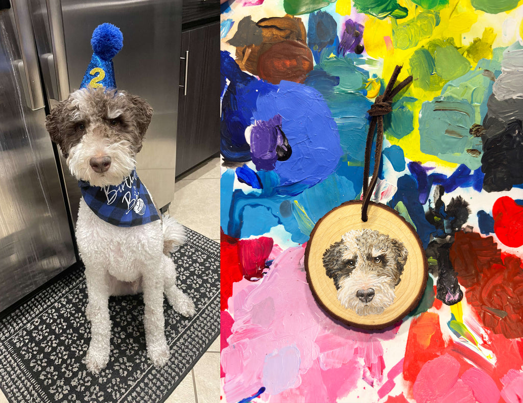 Custom Painted Pet Ornament